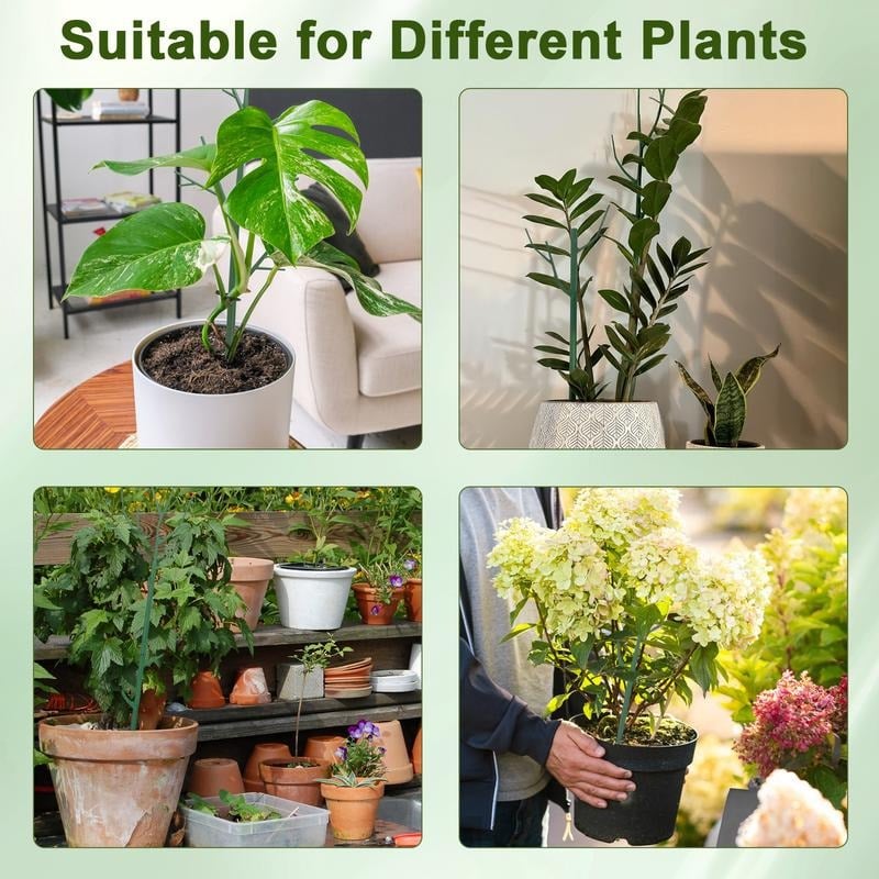 💕💖🌿Hagearbeid Grønn plante støtte ramme