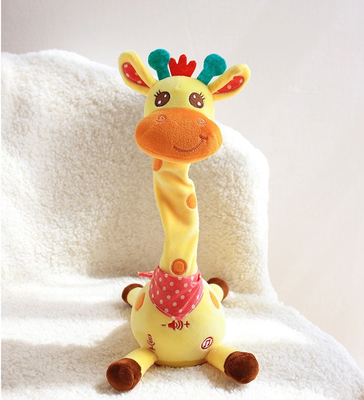 🎉 Den bestselgende musikalske sjiraffleken – synger, danser og gjentar det du sier! 🦒🎵🗣️