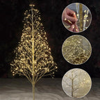 🎄✨LED-opplyst juletre med kvist