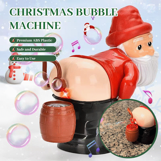 🎅💨 Prompende Julenisse med Såpebobler – Musikk, Latter og Julemoro! 🫧