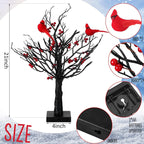 Liten rød fugletrelys
