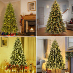 🎄 LED Ring Five-pointed Star Christmas Tree Light 🎄