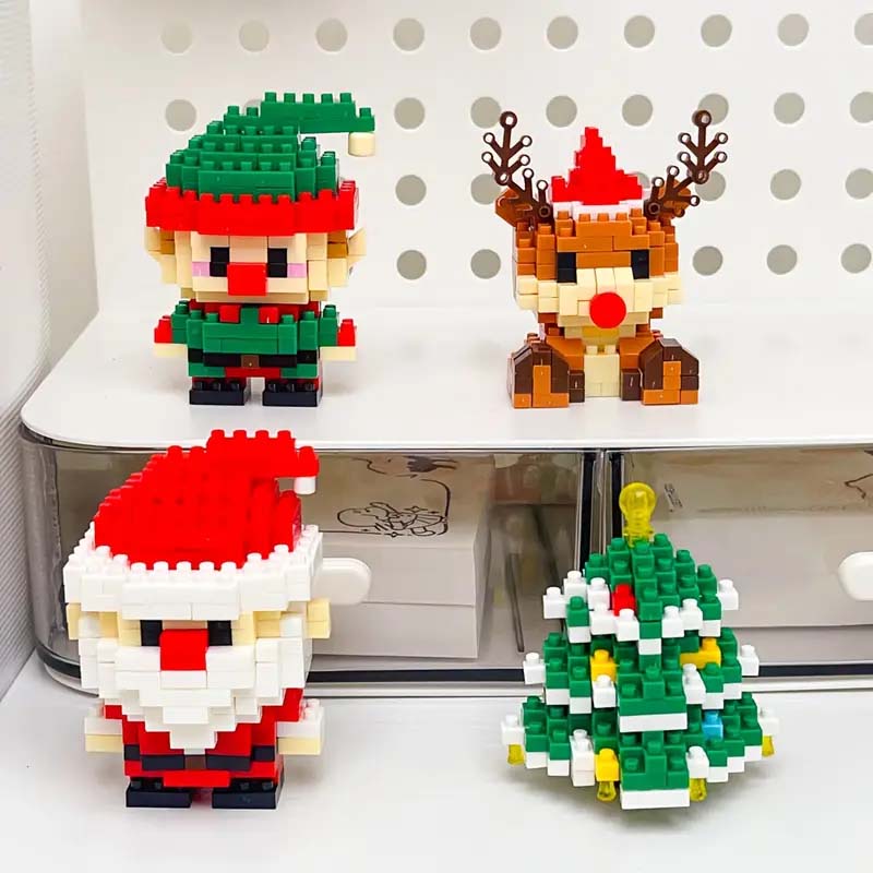 Julekalender byggeklosser sett