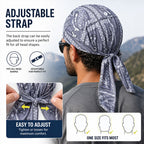 TILBUD: 1+1 GRATIS! 🎁 Ta kontroll over veien, glem svetten. 🚴‍♂️💨 Pirathatt med elastisk strikk for friluftsliv