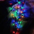 Dekorative LED-belyste grener