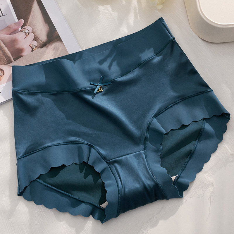 (🎁 2025 nyttår varmt salg 70% rabatt🎁) Pay1 Get 2 (3pack) Premium Satin Antibakteriell Ice Silk Fuktabsorberende truser