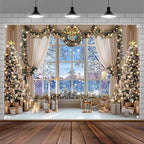 🎄 Julesnøscene bakgrunn