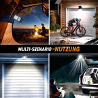 Vanntett solcellelampe med klips