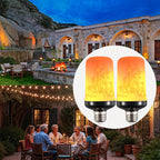 🔥 LED Flamme lyspære - Bring ild til rommet ditt uten varmen!