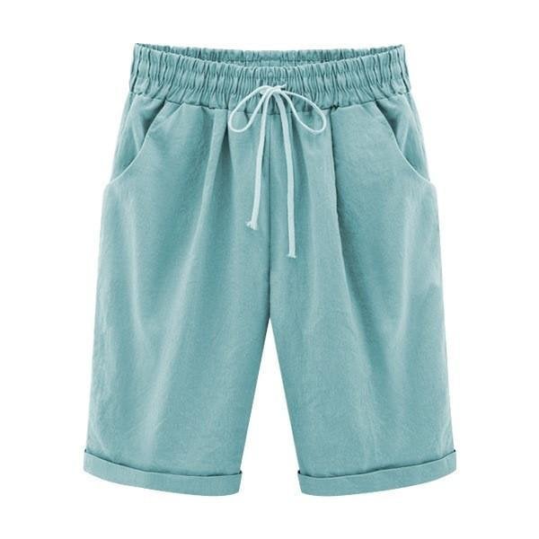 Elastisk midje, avslappet og komfortabel sommershorts