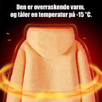 Dobbeltlags hettejakke (originalt produkt av høy kvalitet)/Reversibel polar fleecejakke