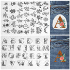 🌸Blomsterlinjer designet blomsterkantmønstre Broderimønstre – Stick & Stitch for nybegynnere