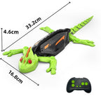 Infrarød veggklatrende gekko RC-leketøy med lys 🦎✨