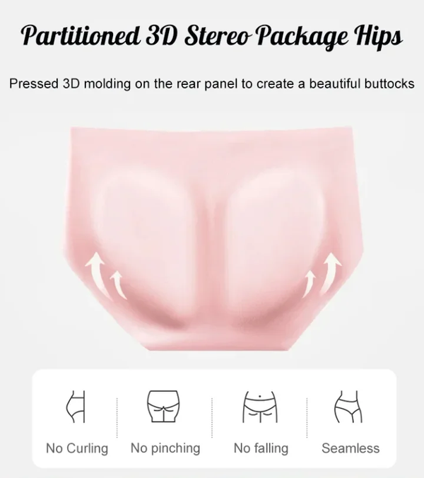 (🎁 2025 nyttår varmt salg 70% rabatt🎁) Pay1 Get 2 (3pack) Premium Satin Antibakteriell Ice Silk Fuktabsorberende truser