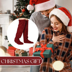 Gåsedunssokker til kneet til jul
