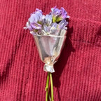 Bærbar blomsterbukettklemme