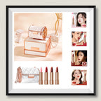 💄Leppestiftsett i skinnveske💄