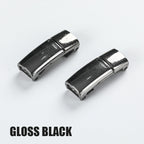 Magnetisk metallspenne for skolisser