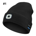 Bluetooth LED Strikket lue