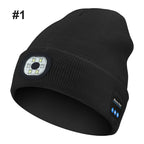 Bluetooth LED Strikket lue