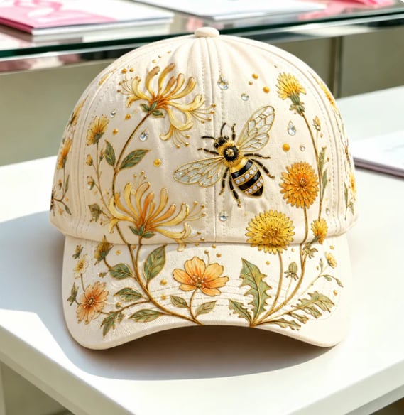 🔥Siste dag – 50 % rabatt 🌸🌿 Garden Morning Cap