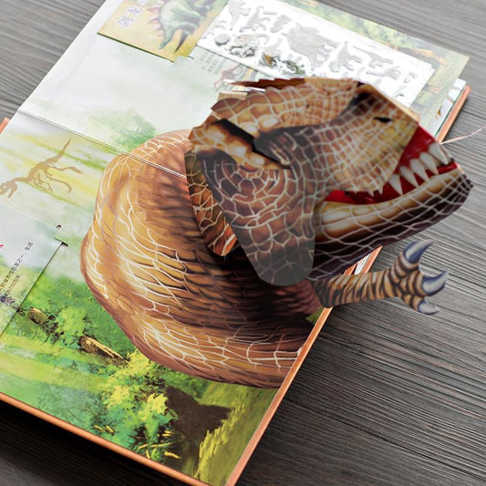 ⏰Historisk Laveste pris: Spar 50%-🦖3D Encyclopedia Prehistorica Dinosaurs📙HARDCOVER