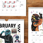 🏎️📅F1-utklippsbok for løpskalender 2026 — Den ultimate veggkalenderen for racingfans