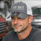 🔥SISTE DAG 49 % RABATT-🛠️ «I Fix Shit»-trucker-cap – Morsom mekaniker- og reparatørcap