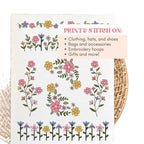 🌸Blomsterlinjer designet blomsterkantmønstre Broderimønstre – Stick & Stitch for nybegynnere