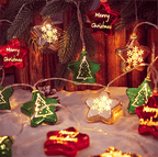 🎁Oplyste juletreglimtpynt