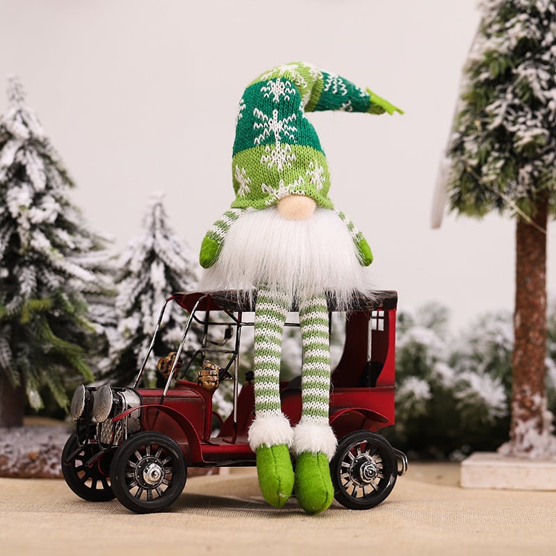🎄 Julelysende gnomfigur – Festlig juledekorasjon med lys 🎅✨