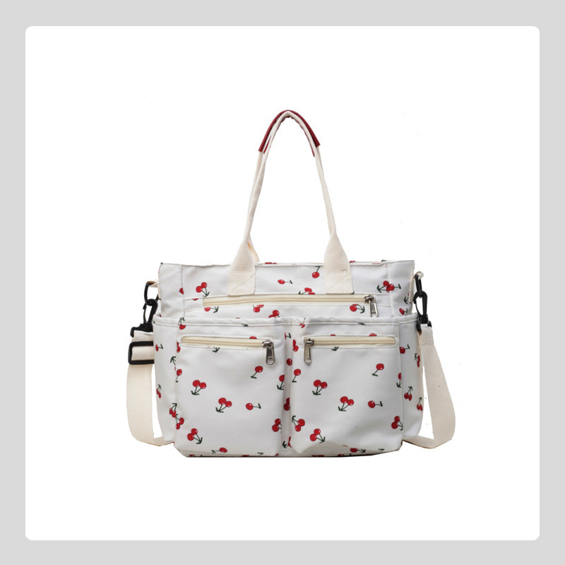 🍒Bag med kirsebærtrykk