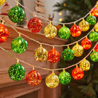 🎁Oplyste juletreglimtpynt
