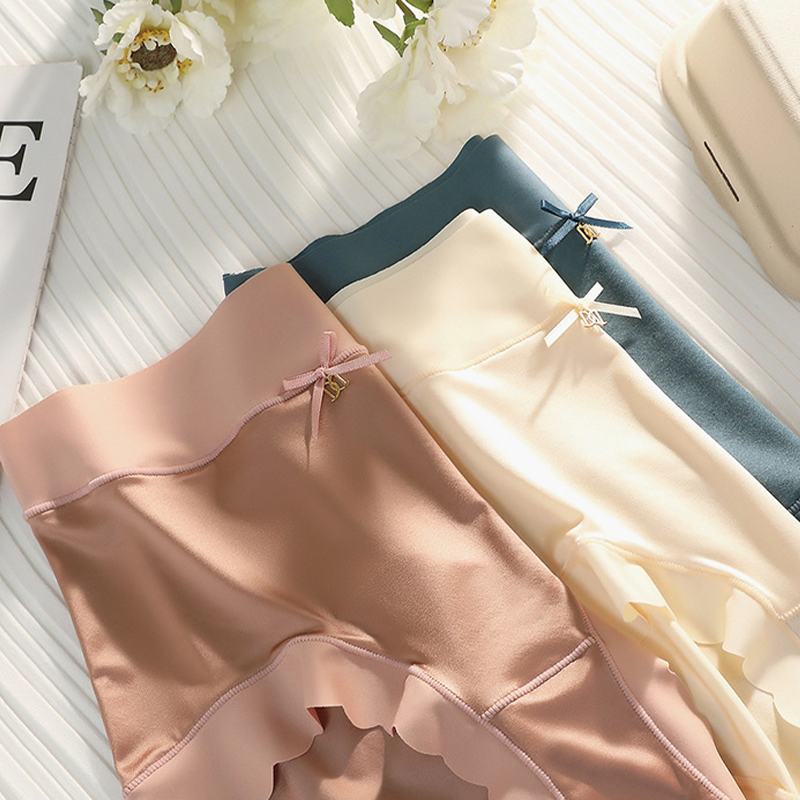 (🎁 2025 nyttår varmt salg 70% rabatt🎁) Pay1 Get 2 (3pack) Premium Satin Antibakteriell Ice Silk Fuktabsorberende truser