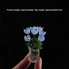 Blomsterpynt i glass