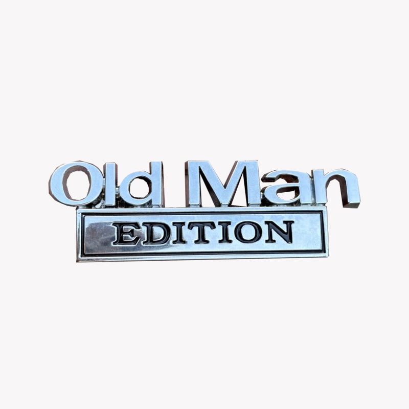 🚗 Old Man Edition bilemblem
