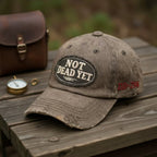 IKKE DØD ENNÅ - Vintage vasket baseballcaps