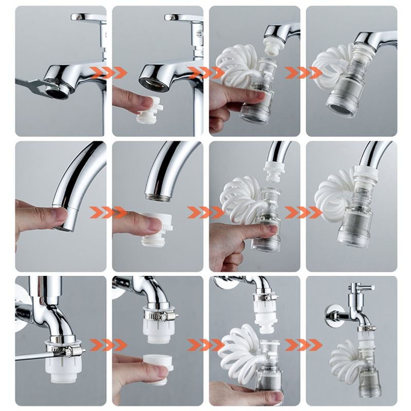 🎁Hot sale 49 % OFF⏳Universell utvidbar forlengelseskran med filter💦