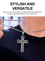 ✝️ «Fadervår»-korshalskjede – Unisex
