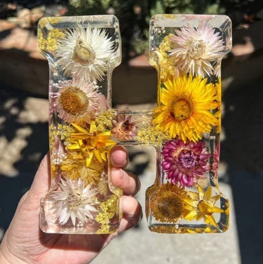 🌸 Blomstrete nattlys i harpiks