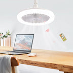 🎁 Hot Sale 50% OFF ⏳ 2-i-1 LED-viftelampe for aromaterapi