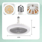 🎁 Hot Sale 50% OFF ⏳ 2-i-1 LED-viftelampe for aromaterapi