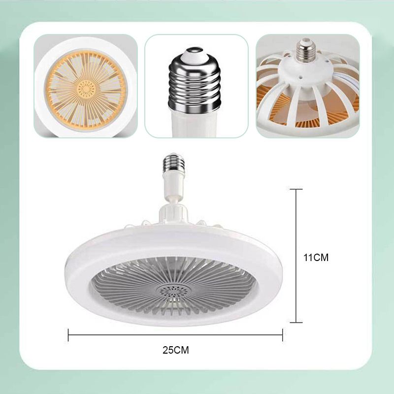 🎁 Hot Sale 50% OFF ⏳ 2-i-1 LED-viftelampe for aromaterapi