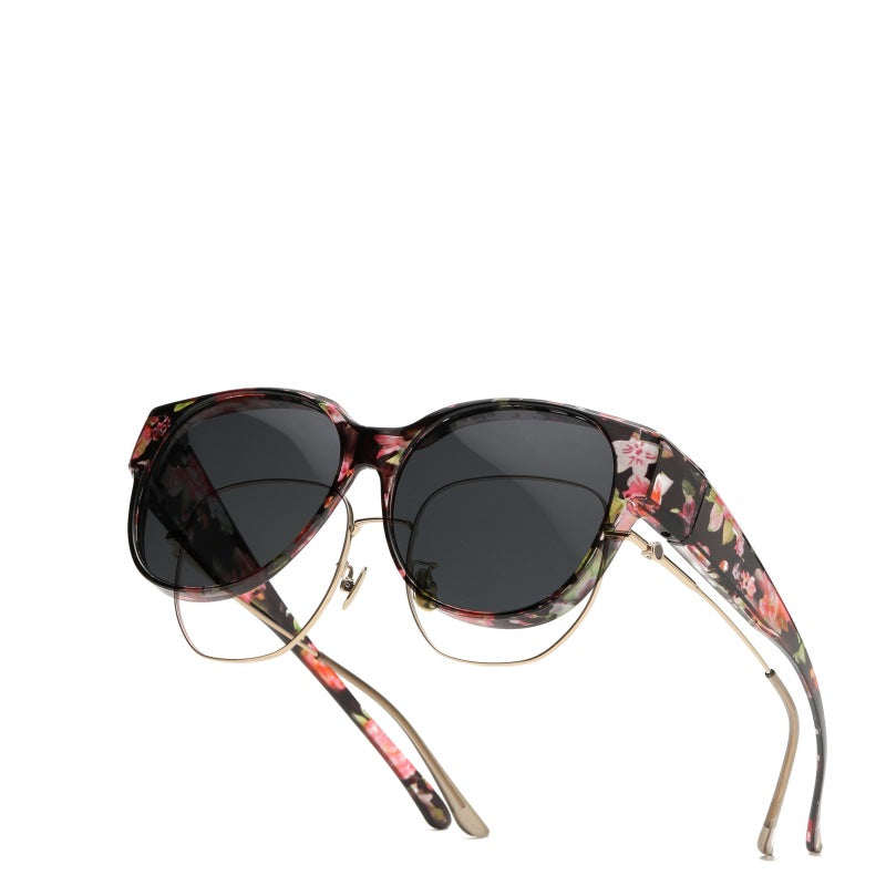 🔥🕶Nye oversized solbriller i «cat eye»-stil med polarisert glass og UV400-beskyttelse