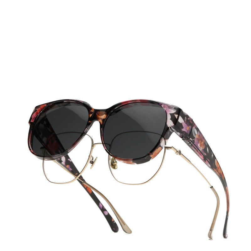 🔥🕶Nye oversized solbriller i «cat eye»-stil med polarisert glass og UV400-beskyttelse