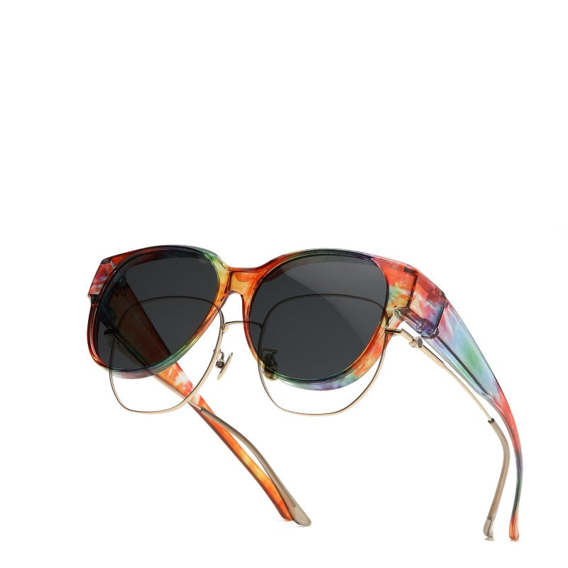 🔥🕶Nye oversized solbriller i «cat eye»-stil med polarisert glass og UV400-beskyttelse