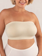 Vendbar stroppeløs bandeau-BH