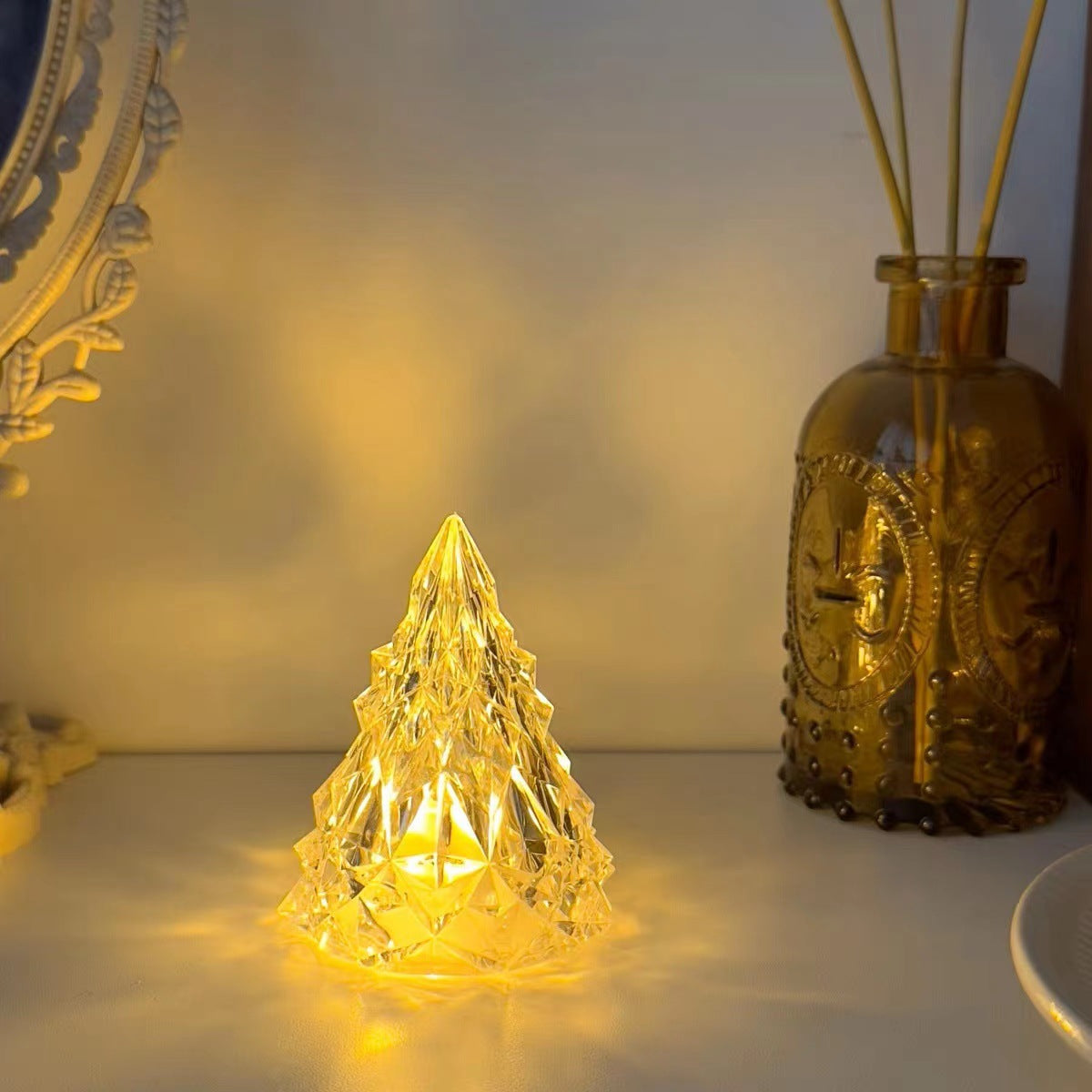 Drømmende isfjell liten nattlampe
