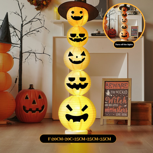 🎃Sammenleggbare, lysende stablede gresskar