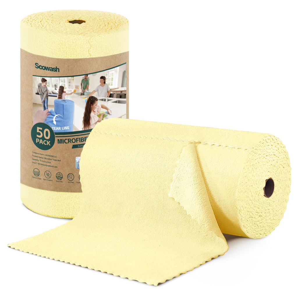 🧼🌀 Mikrofiber Rengjøringskluter Rulle